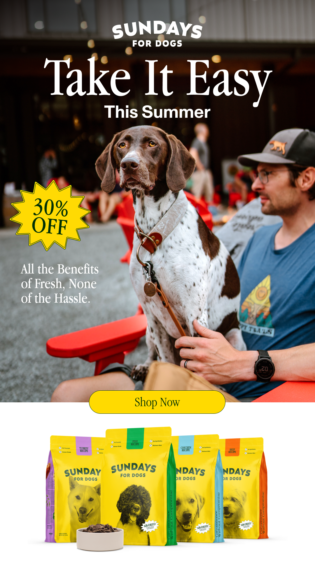 Sundays Facebook ad