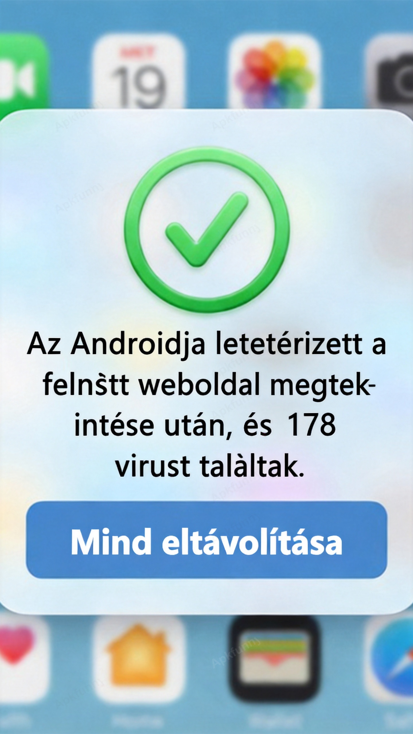 APKFunny Holiday Facebook ad: Biztonsági őr: A megoldás a lassú telefonra