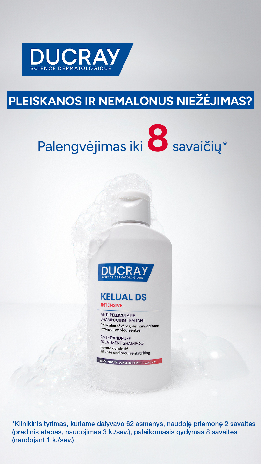 Ducray Lietuva Facebook ad: Tyrimais pagrįstas efektyvumas