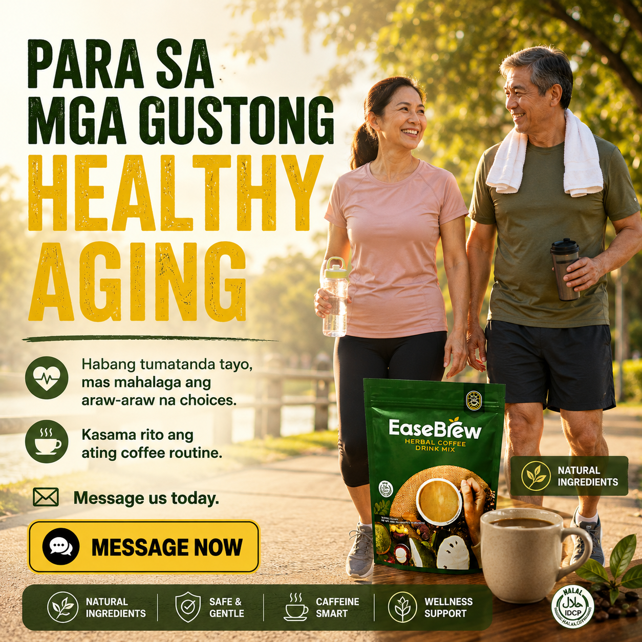 EaseBrew Health & Wellness Coffee Facebook ad