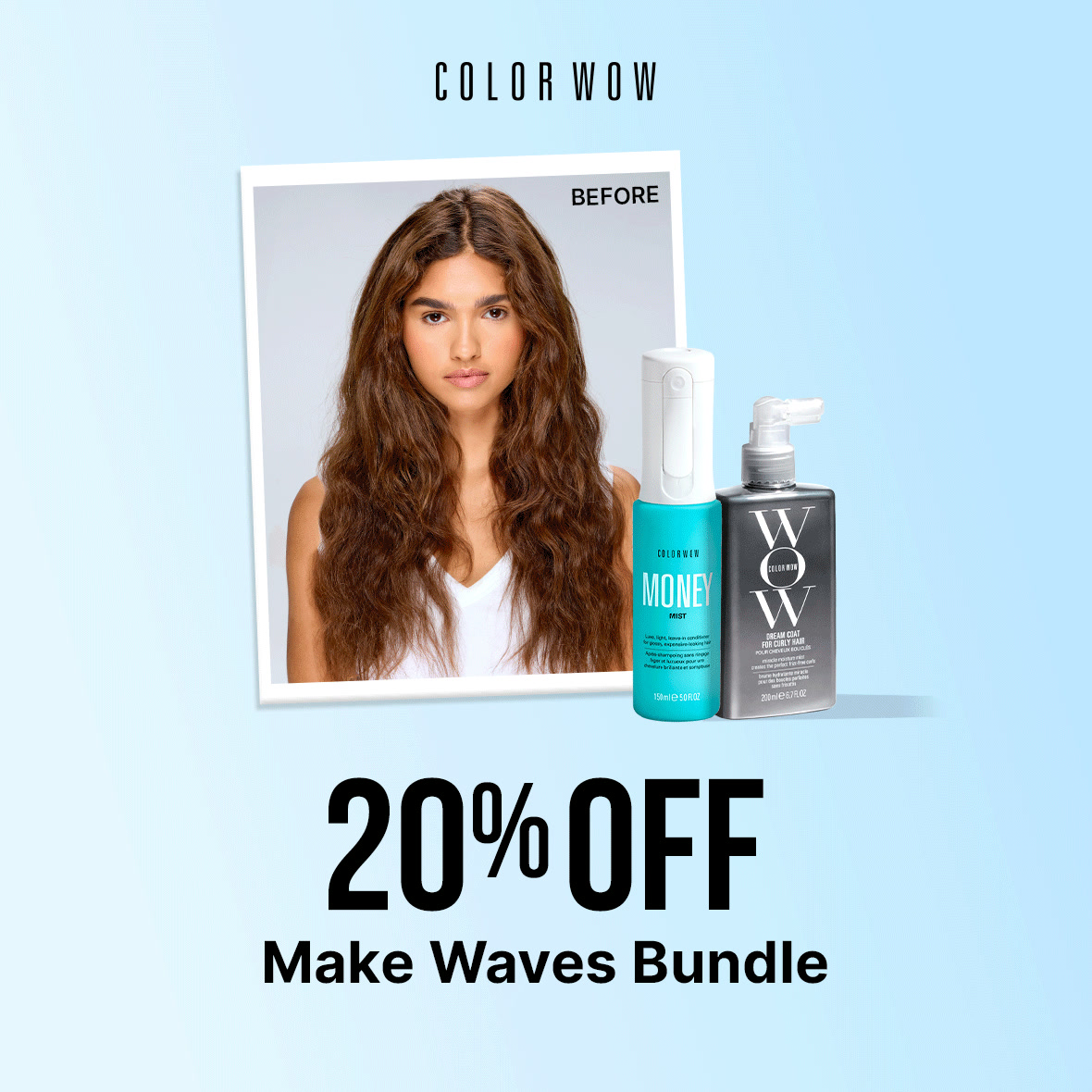 Color Wow Facebook ad: The duo your curls have been waiting for!