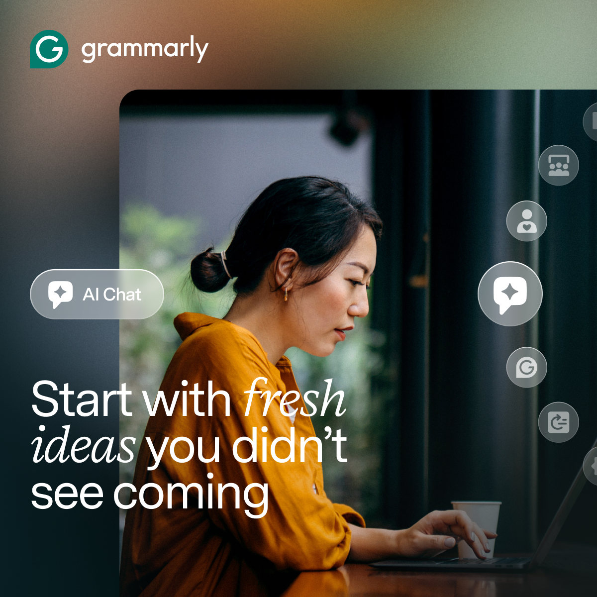 Grammarly Facebook ad