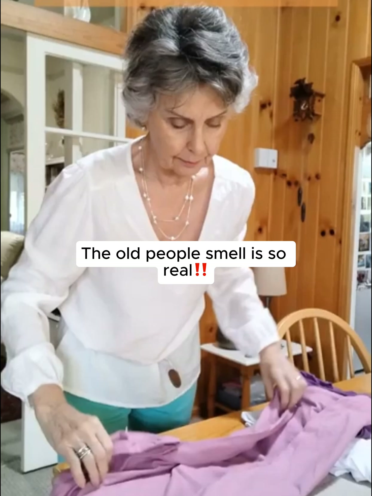Aurellee Facebook ad: Say Goodbye to old people smell for good