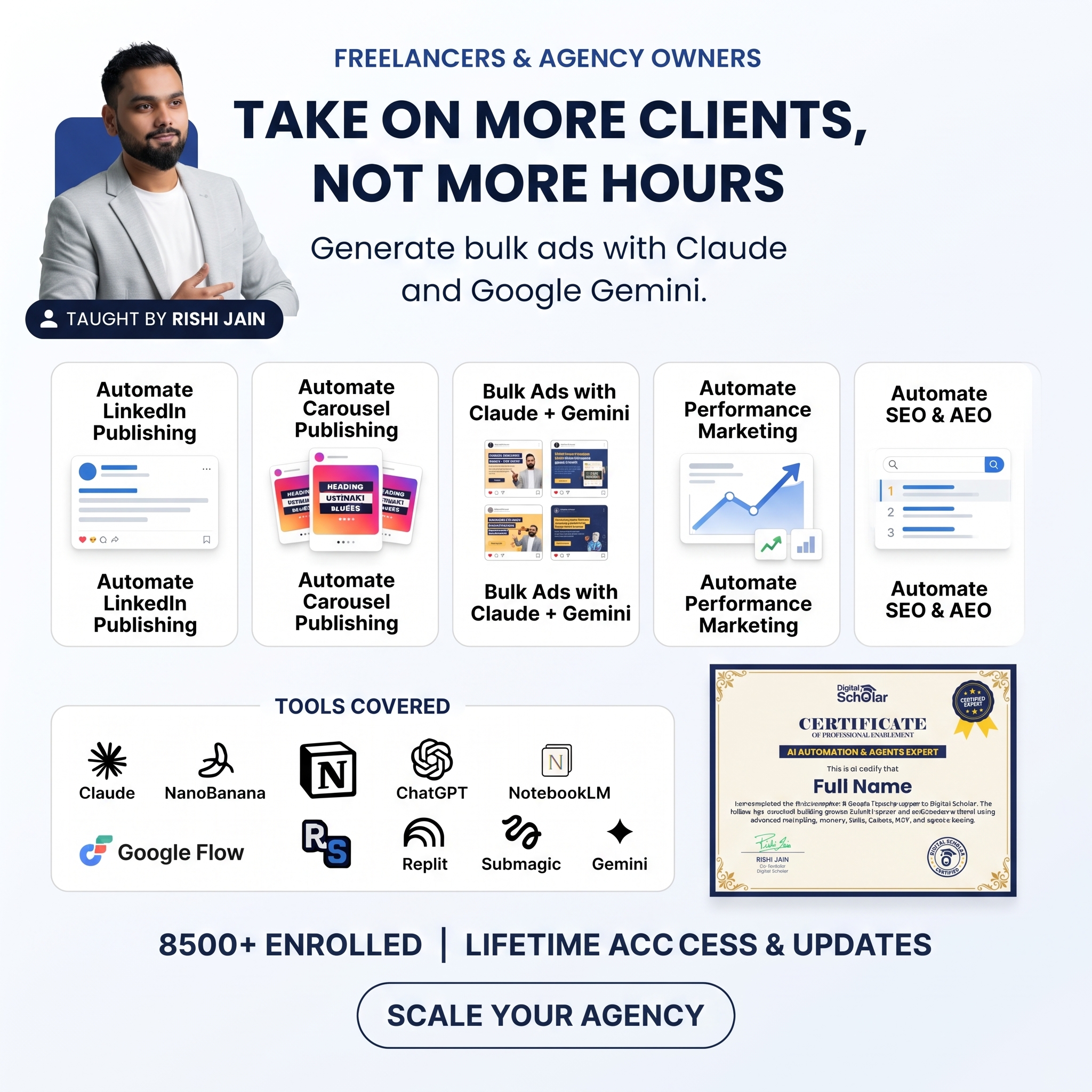 Rishi Jain Facebook ad