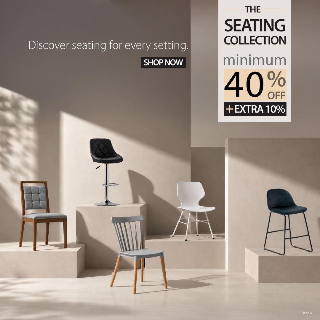 Metercube Facebook ad: Your next chair is probably on sale.