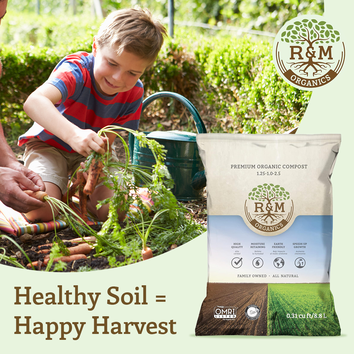 R&M Farm Service Facebook ad: Not a master gardener?