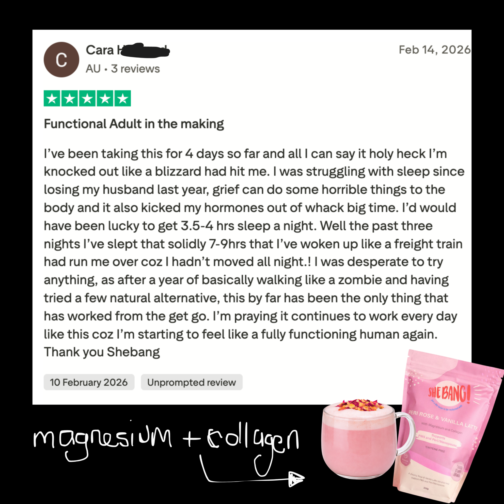 Shebang Facebook ad