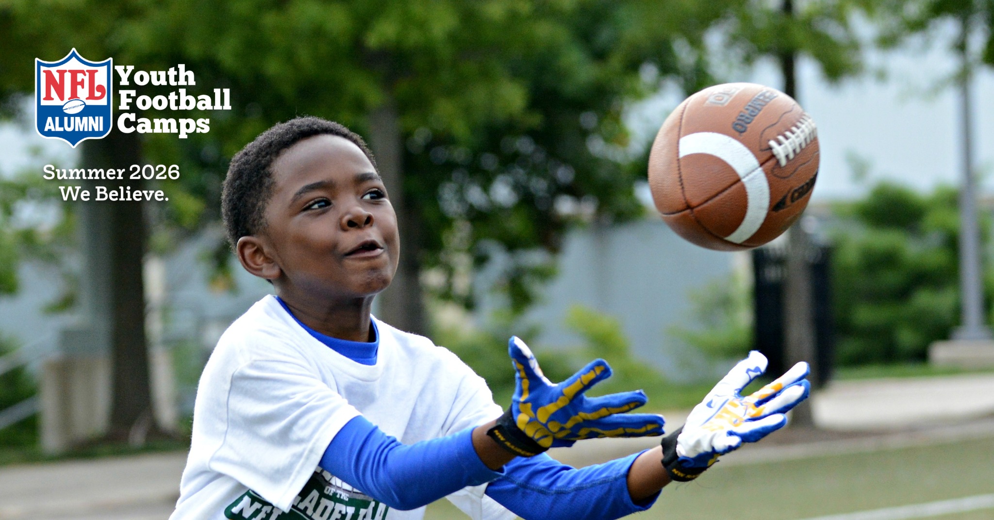 Green Bay NFL Alumni Youth Football Camps Facebook ad from Apr 26, 2026