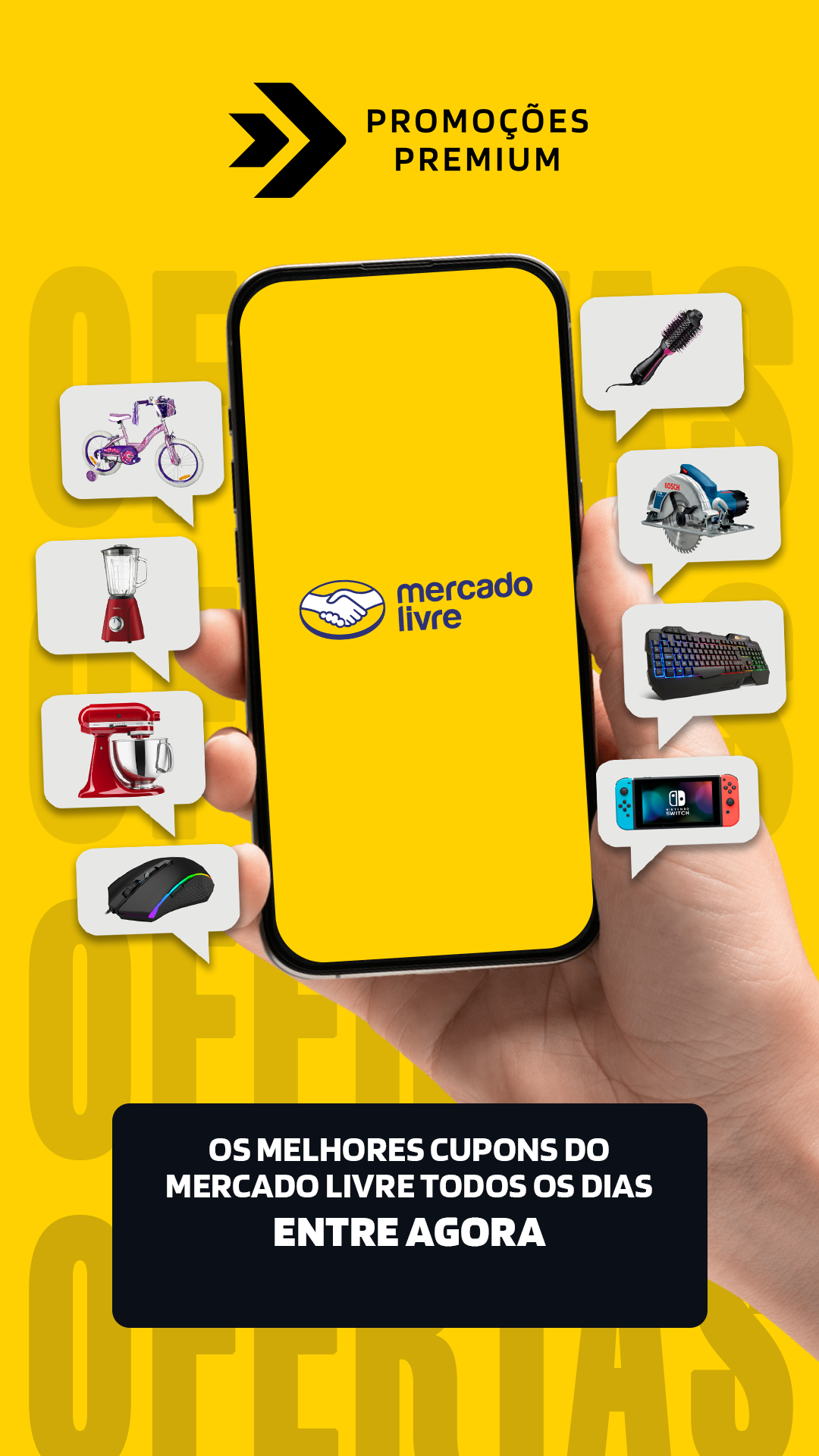 Promoções Premium Facebook ad