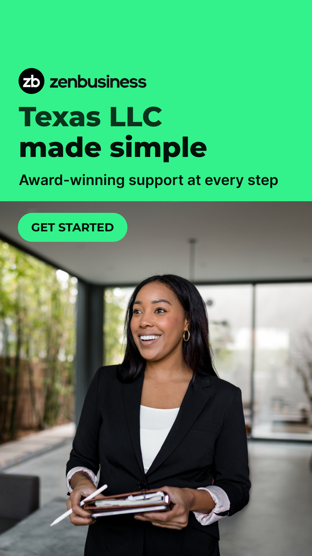 ZenBusiness Facebook ad