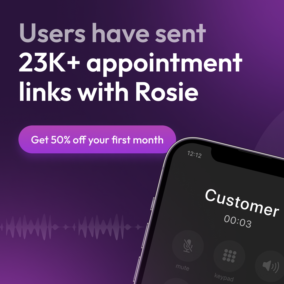 Rosie Facebook ad