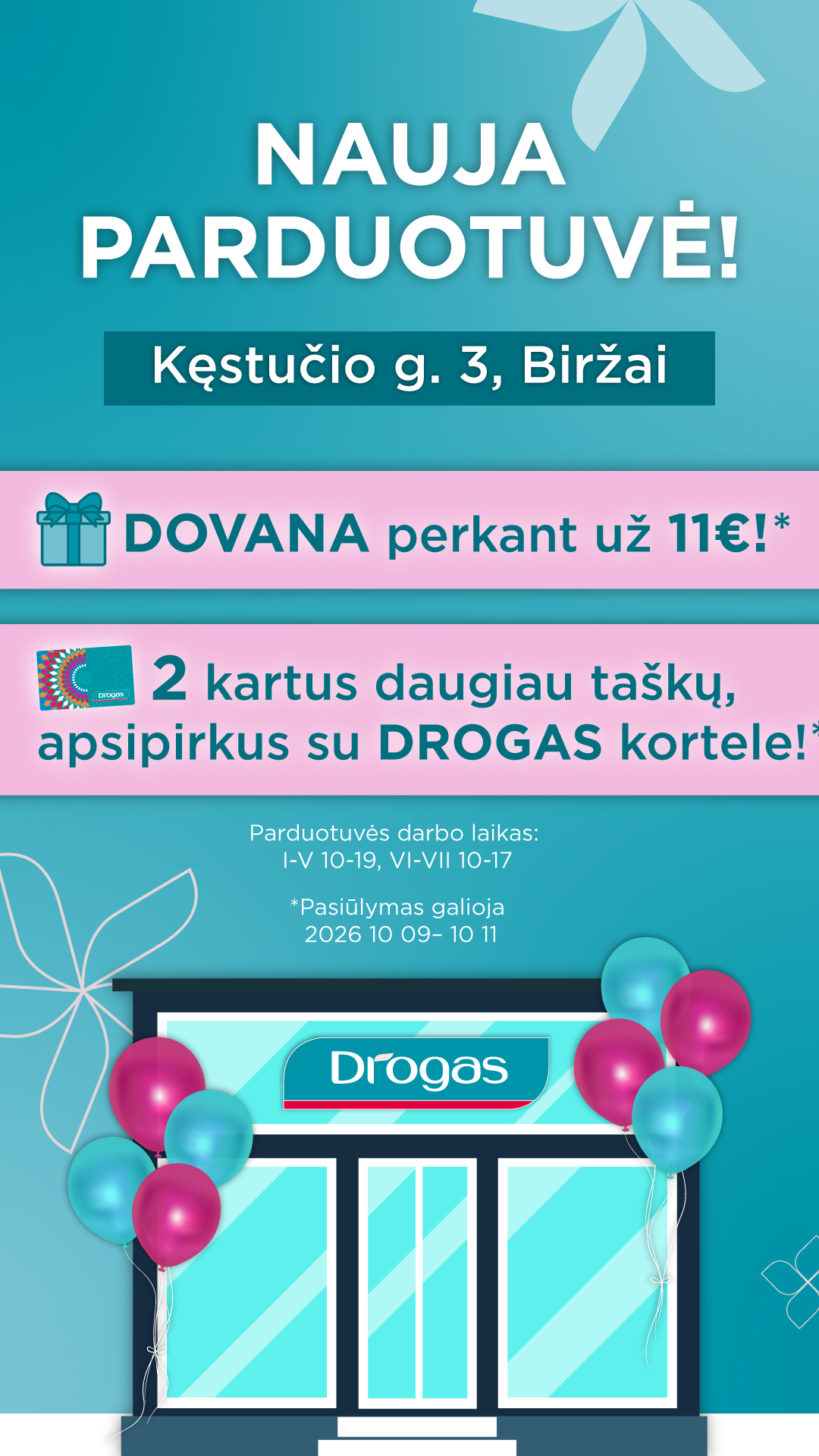 DrogasLietuva Facebook ad: DROGAS BIRŽUOSE