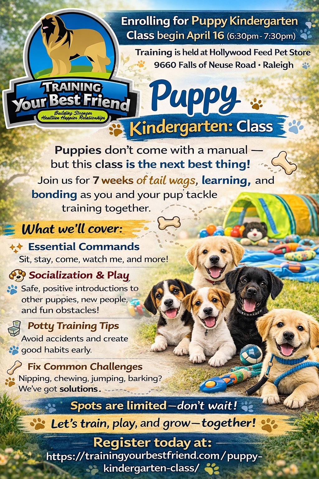 Training Your Best Friend LLC Facebook ad