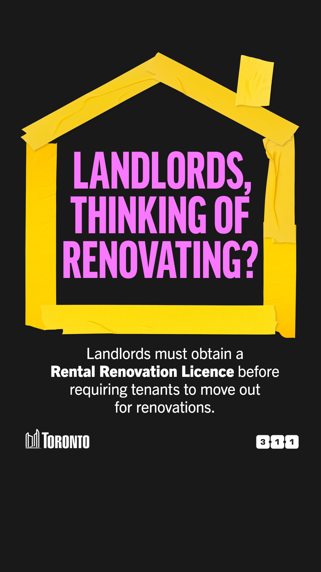 City of Toronto Facebook ad