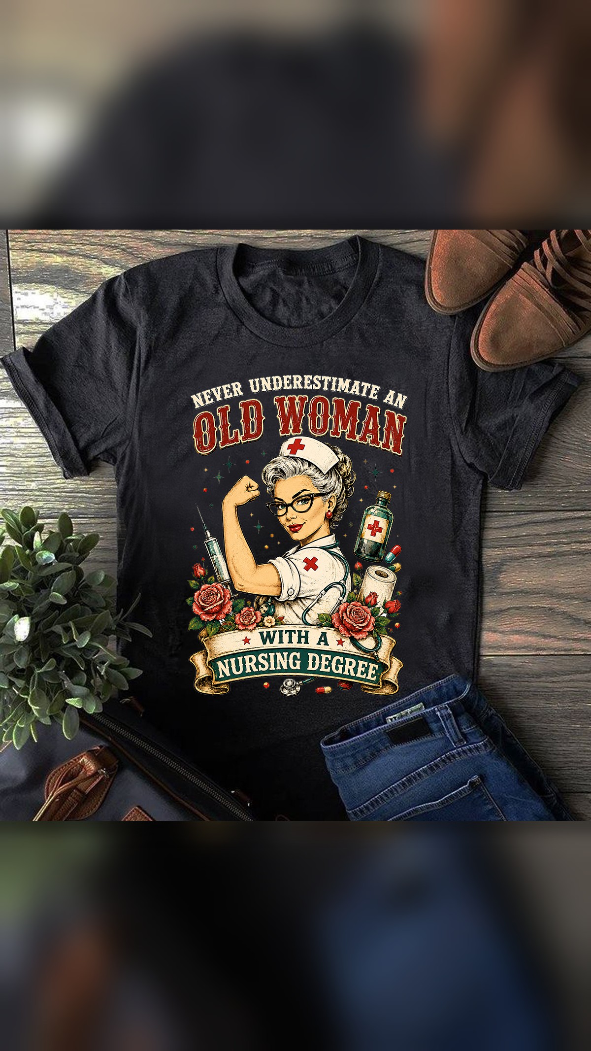 Grumpy Nurse store Facebook ad