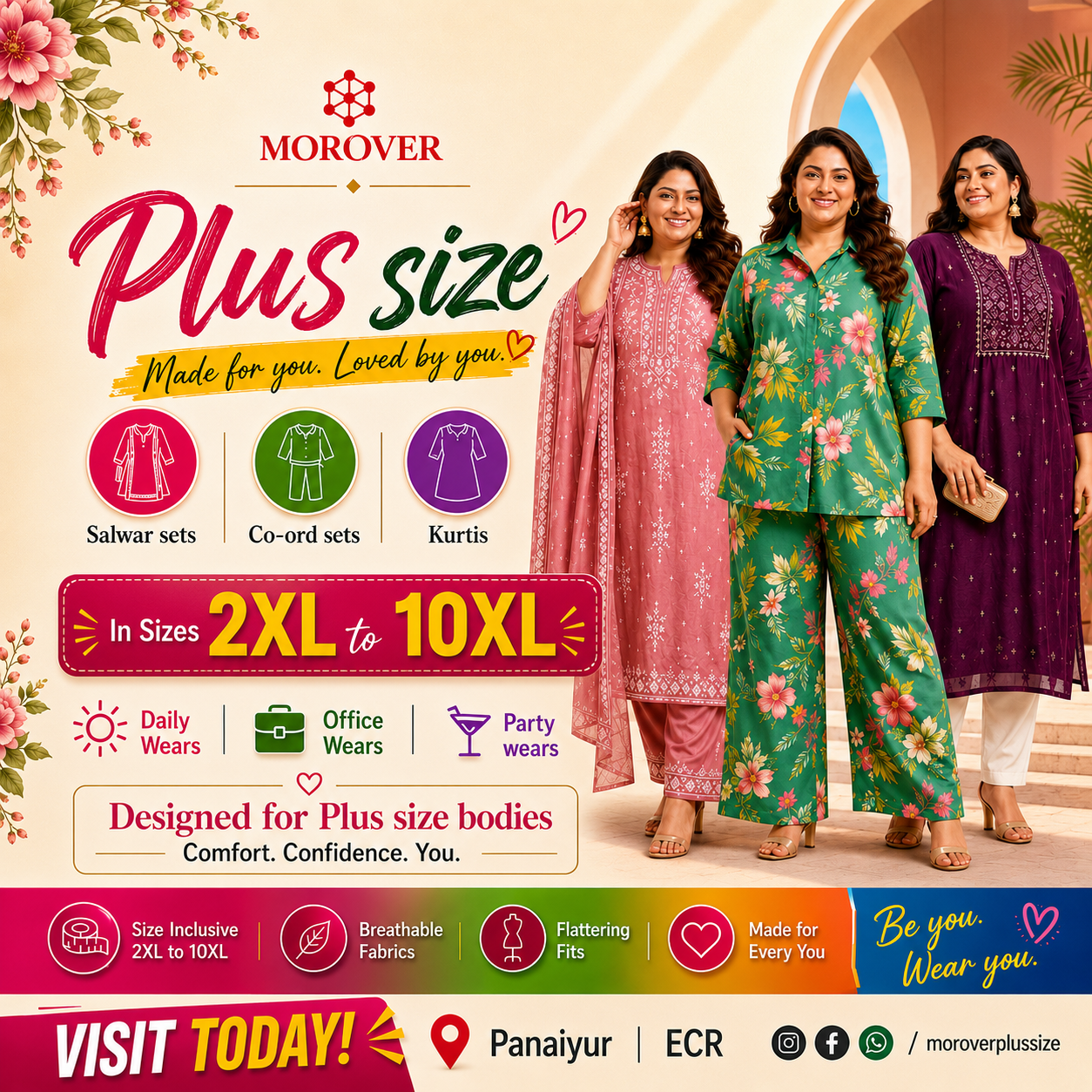 Morover Plus size Clothing Facebook ad