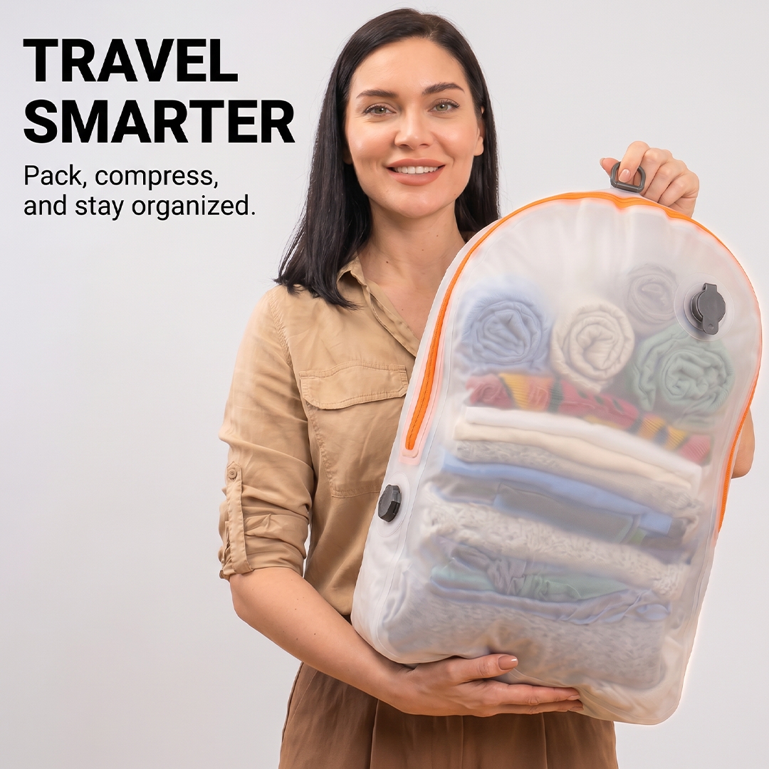 Best Design + Tech Crowdfunding Projects Facebook ad: Your Suitcase Just Grew 3x