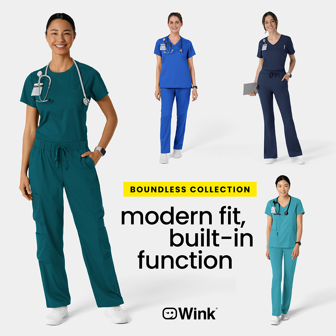 Wink Scrubs Facebook ad
