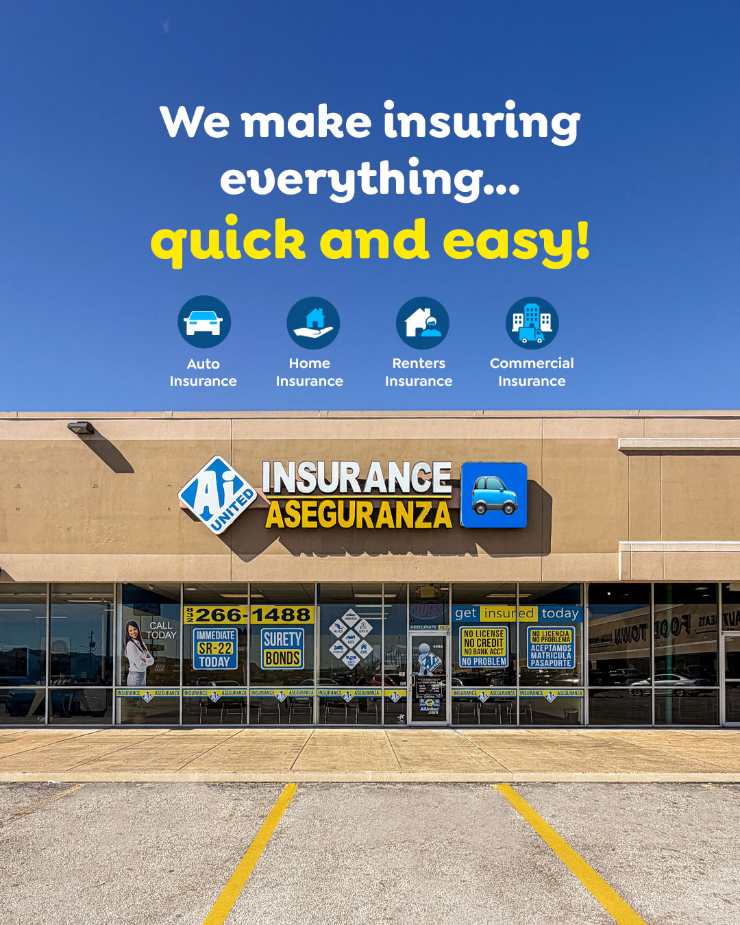Ai United Insurance Facebook ad