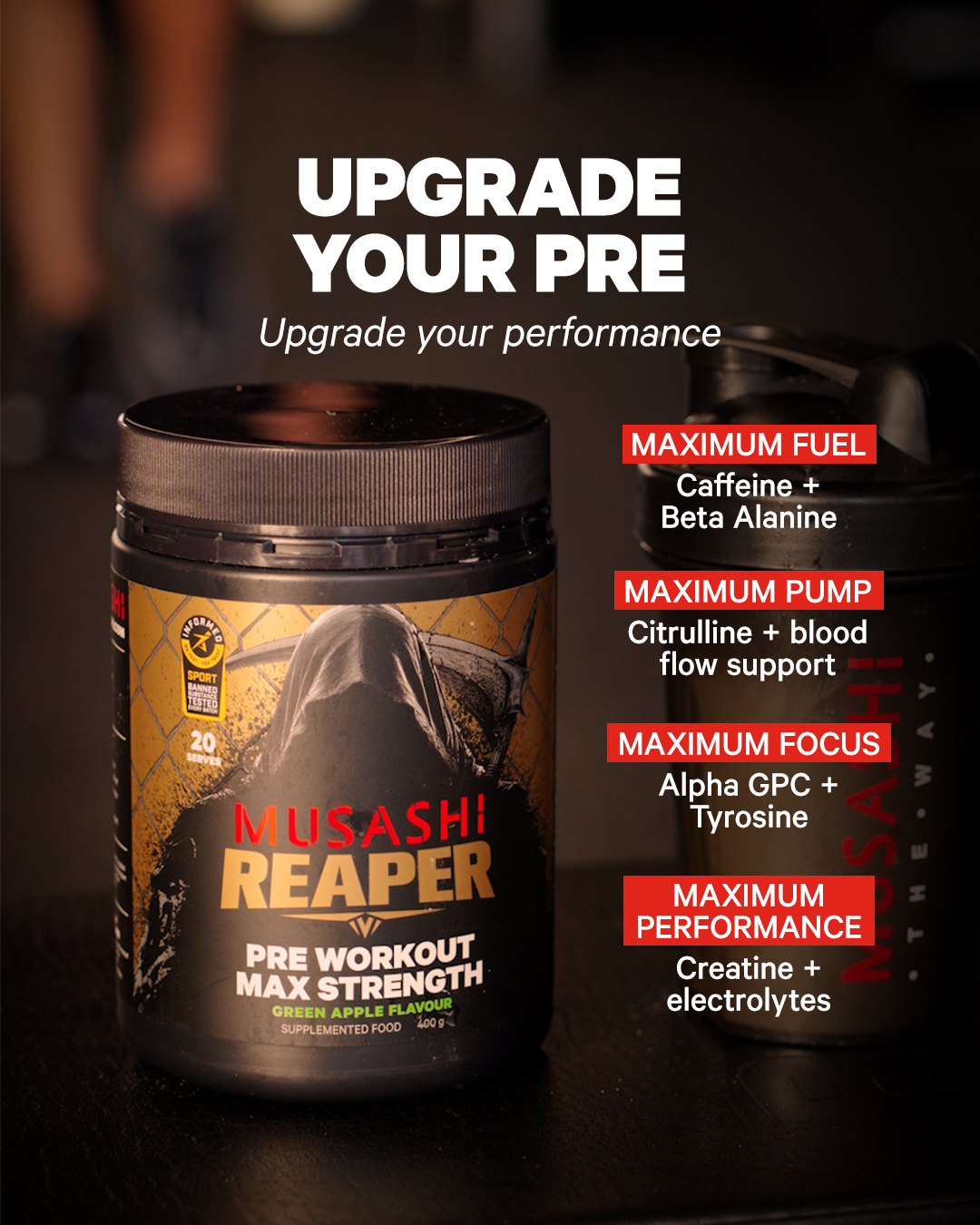 Musashi Nutrition NZ Facebook ad from Jul 19, 2026