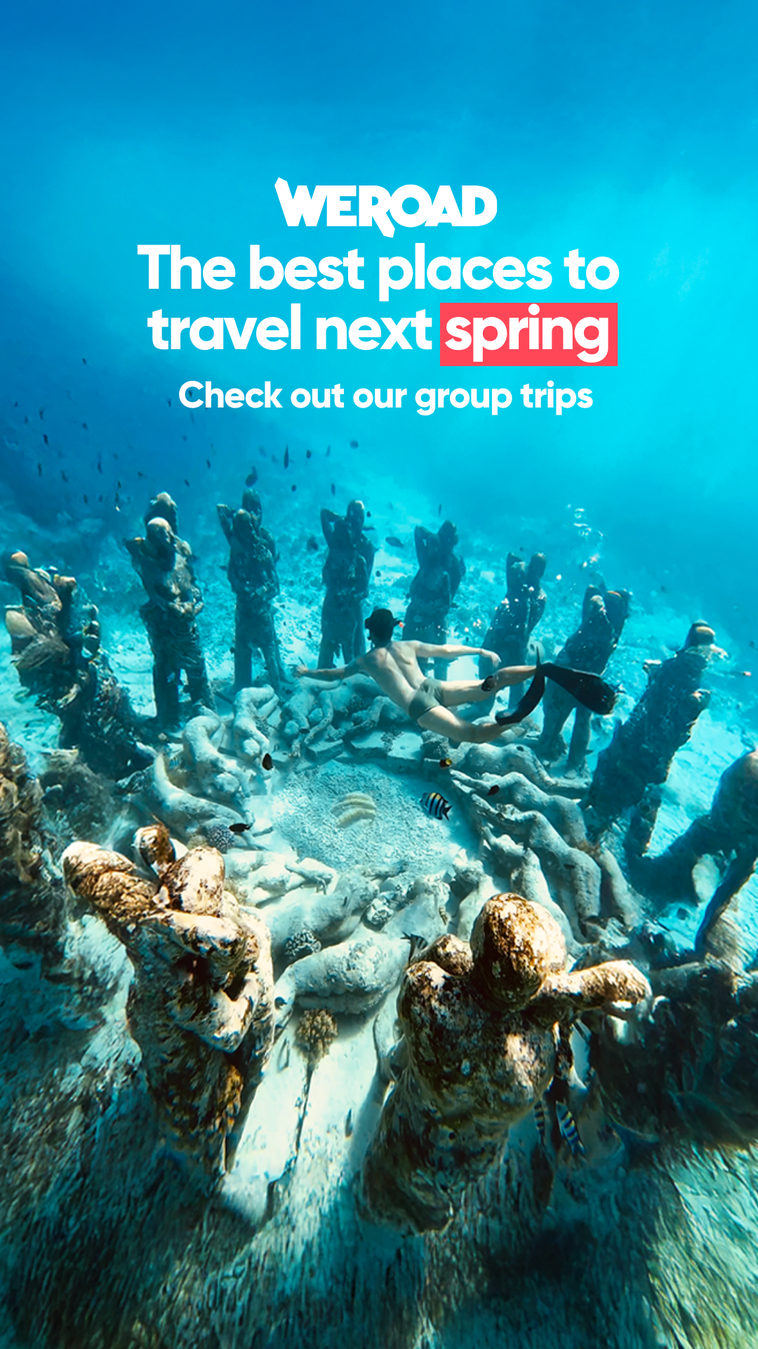 WeRoad Travel Facebook ad