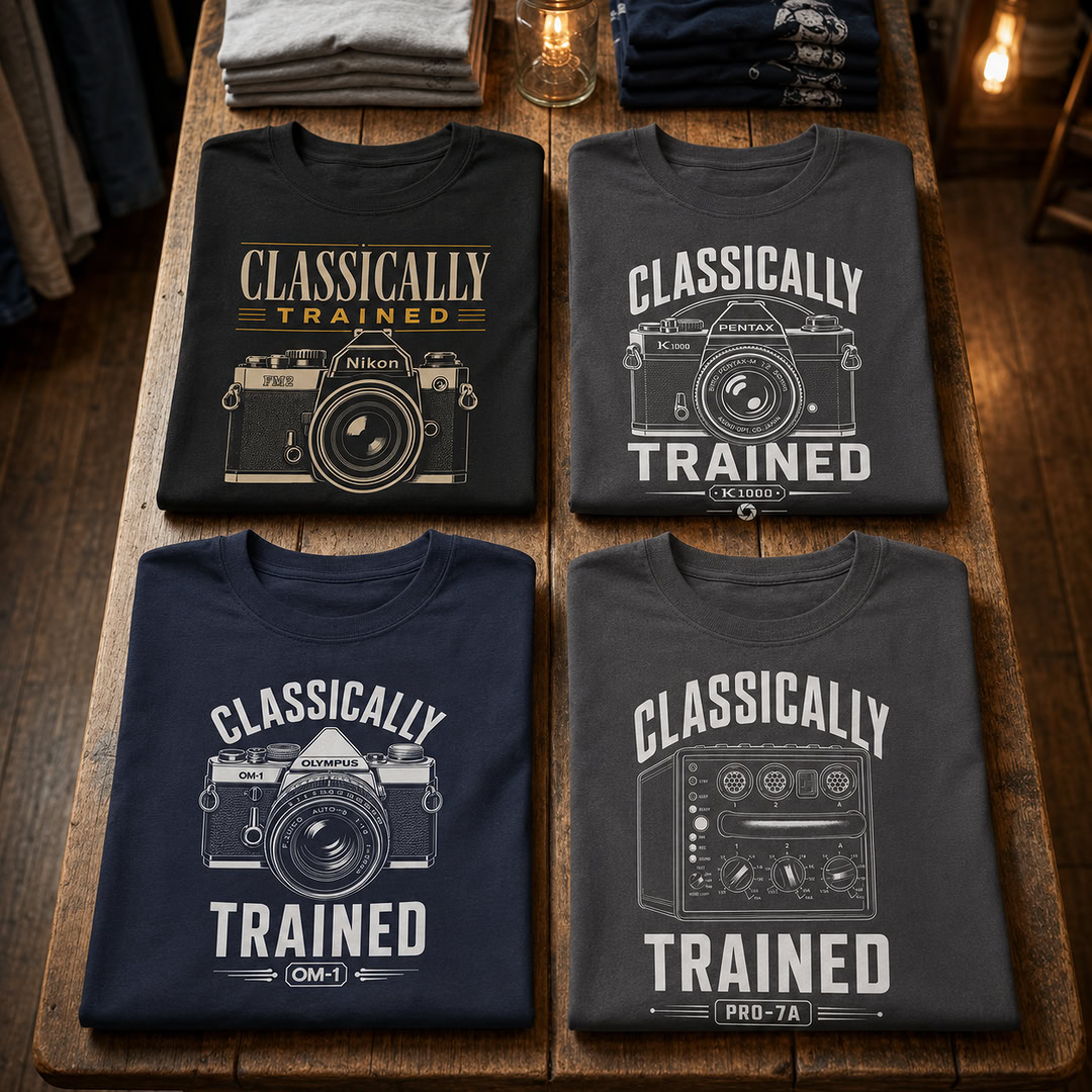 Harper Finch Facebook ad: ★★★★★ 10,000+ photographer Tees Sold!