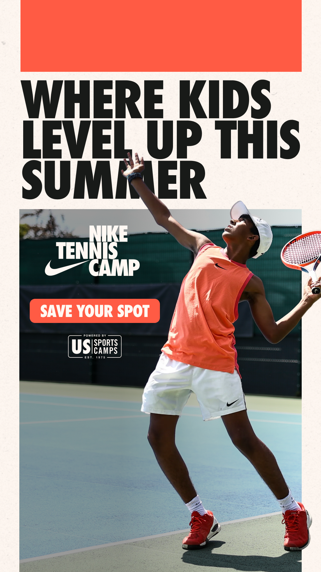 US Sports Camps - NIKE Sports Camps Facebook ad