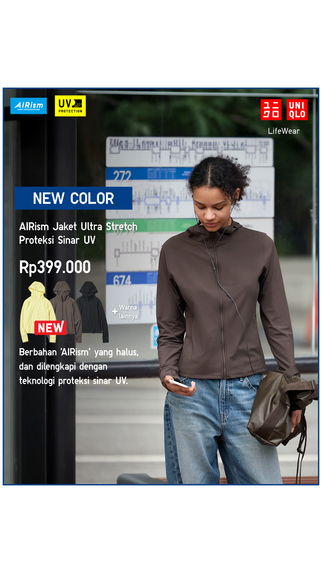 Uniqlo Indonesia Facebook ad: Koleksi Terbaru Untukmu