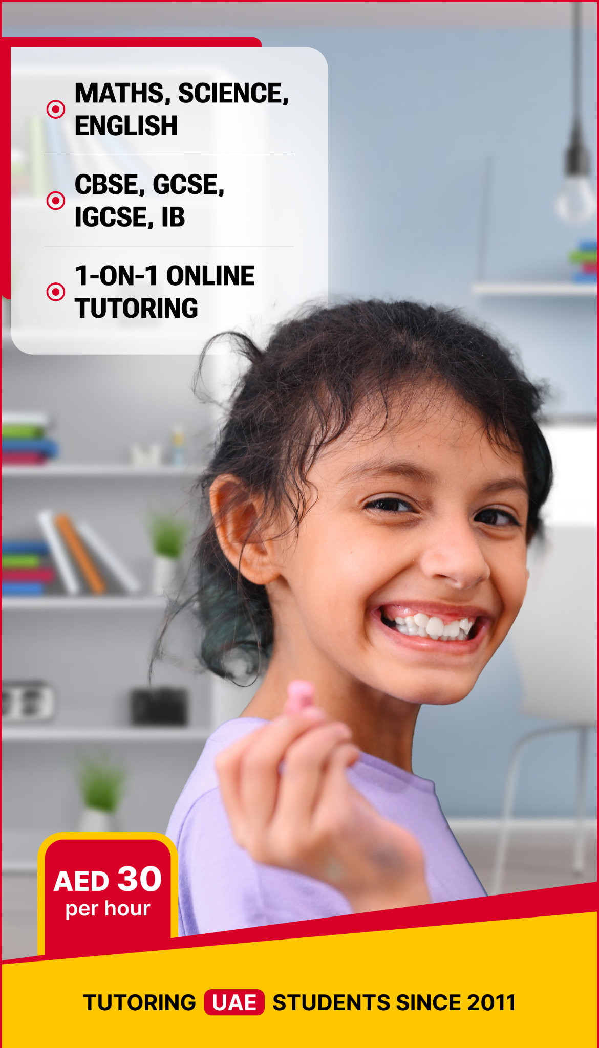 Jaya's Academy Facebook ad