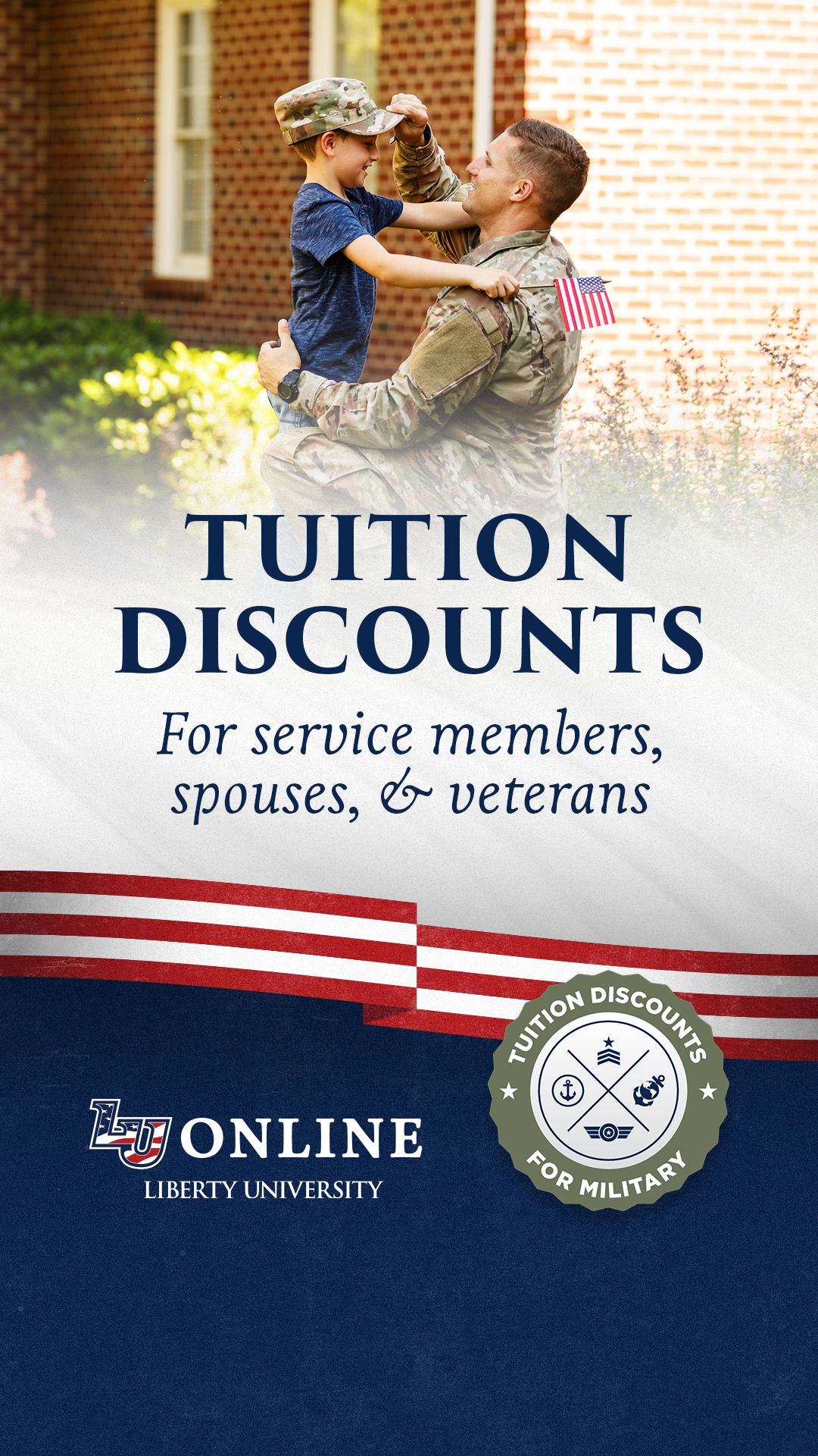 Liberty University Online Programs Facebook ad
