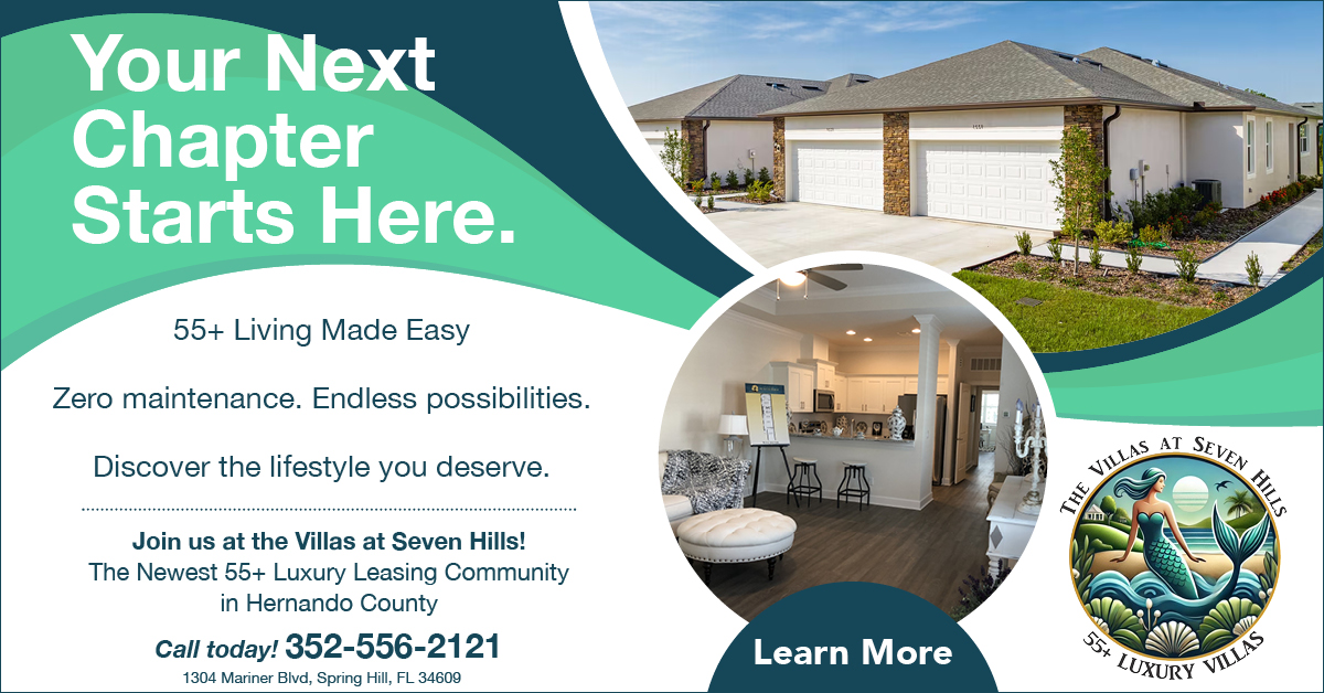 Launch Point Facebook ad: Luxury rentals await at The Villas at Seven Hills, a…
