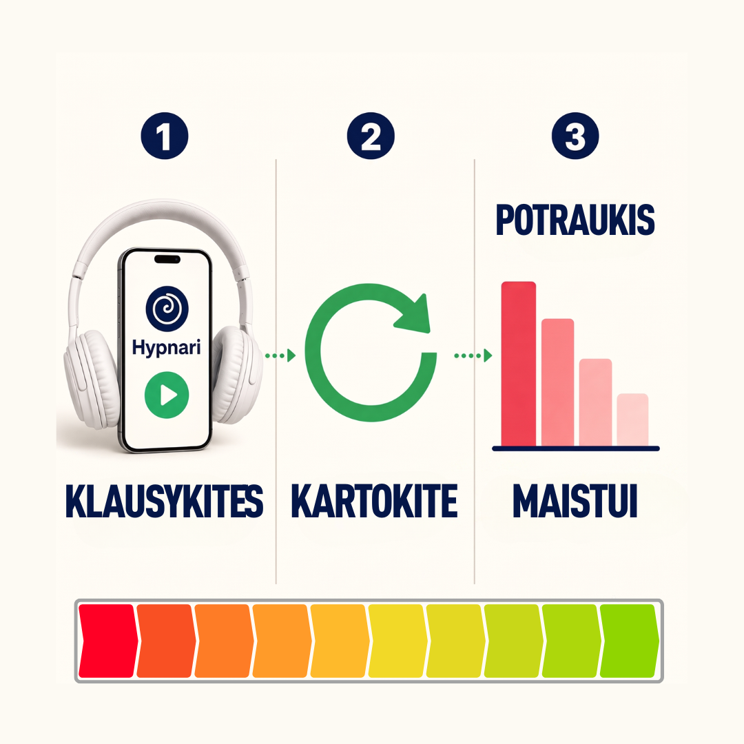 Hypnari: Weight Loss Hypnotherapy Facebook ad: Numesk svorį be dietų Pasiruošusi pokyčiui?