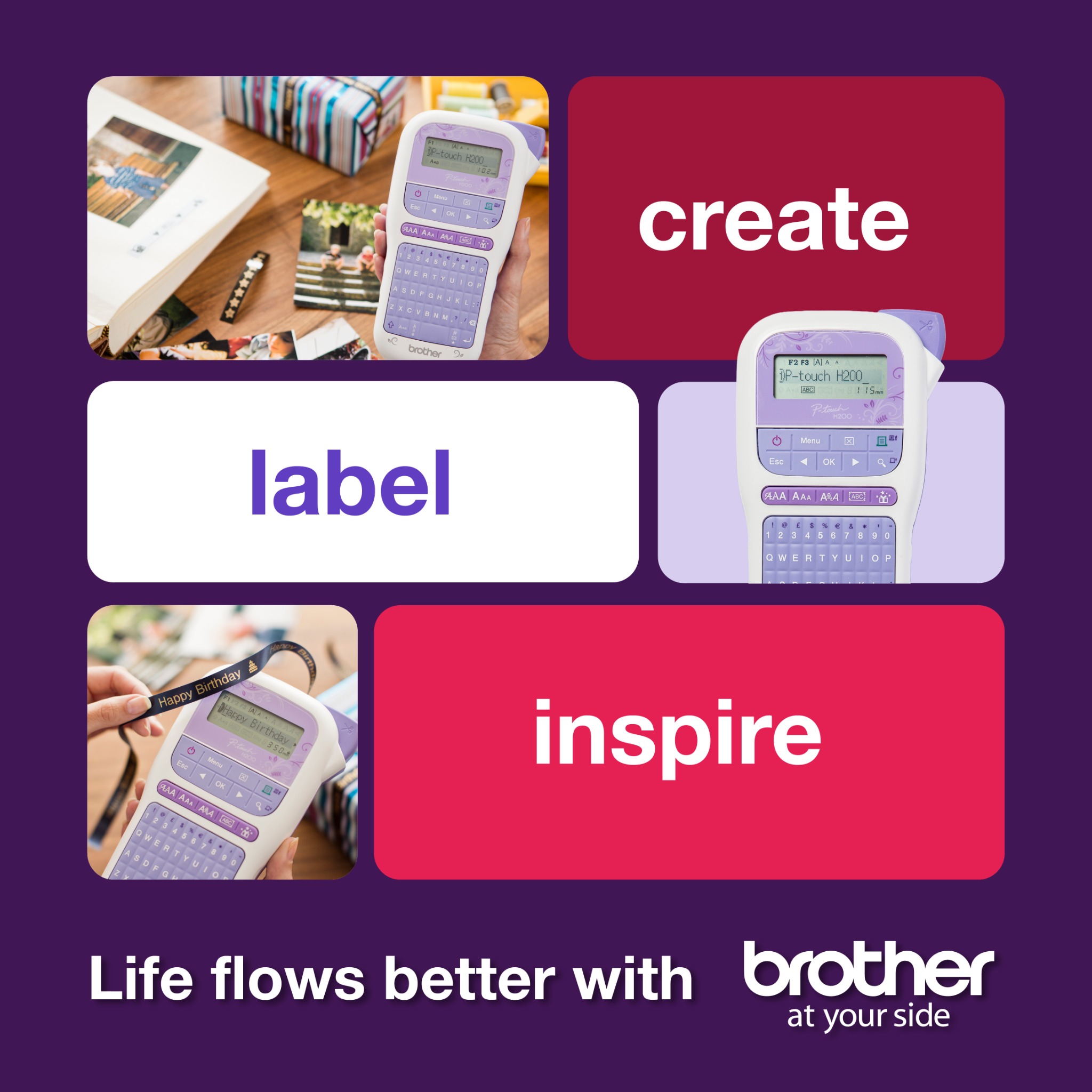 Brother UK Facebook ad: Life flows better with Brother