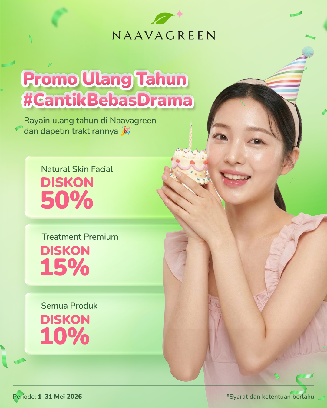 Naavagreen Natural Skincare Facebook ad
