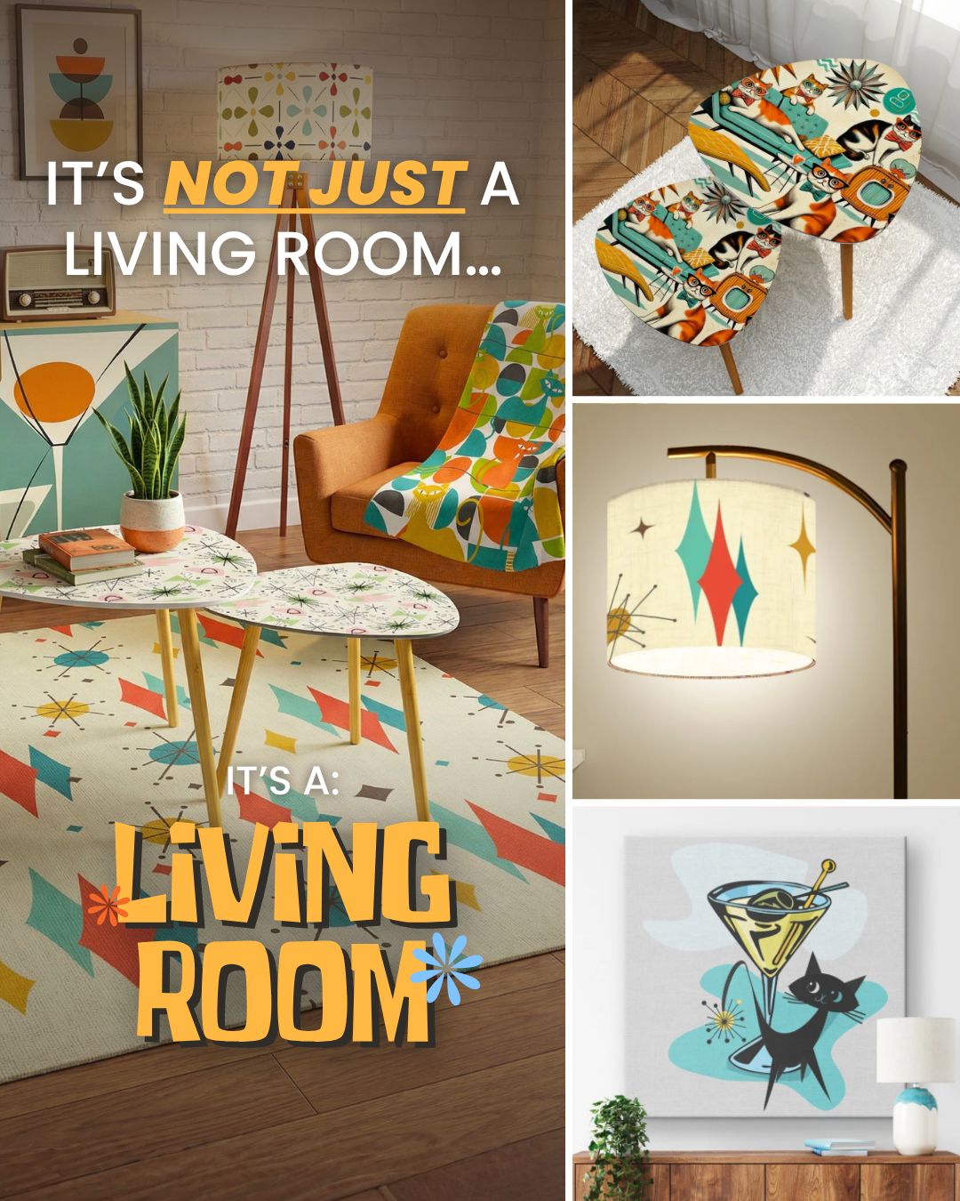 Mid Century Modern Gal Facebook ad