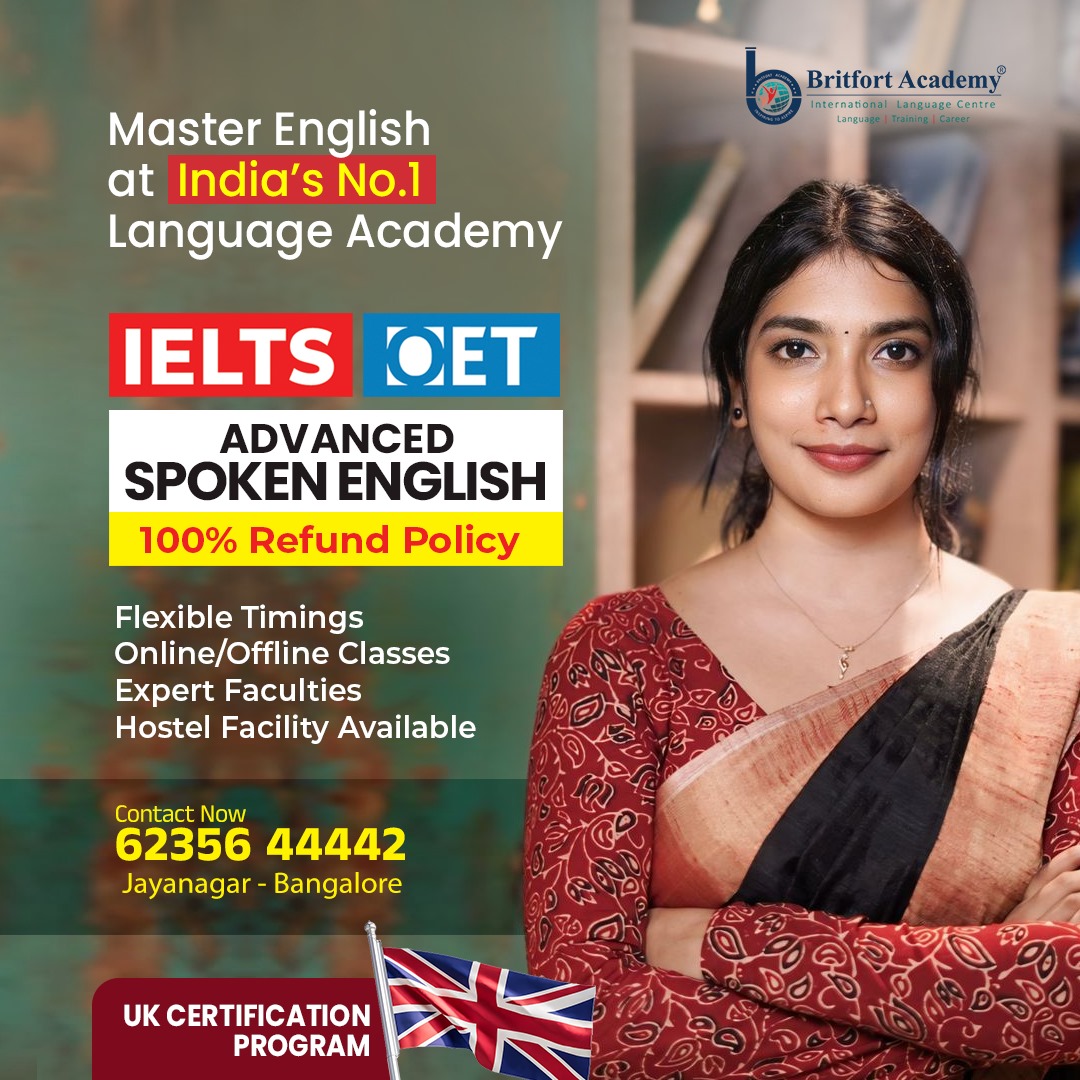 Britfort Academy Bangalore Facebook ad: Apply now (Limited seats)