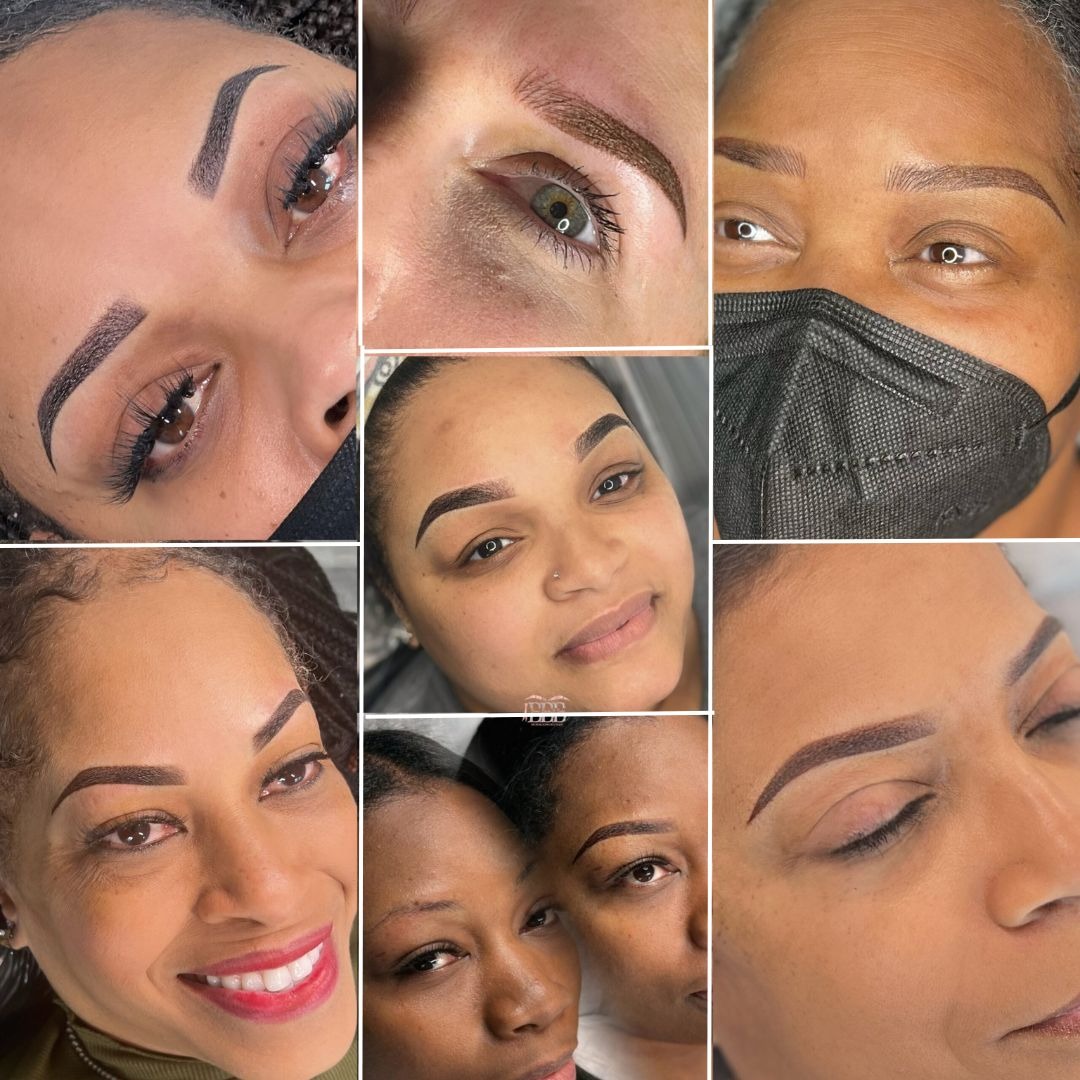 Brows, Blades & Babes Facebook ad