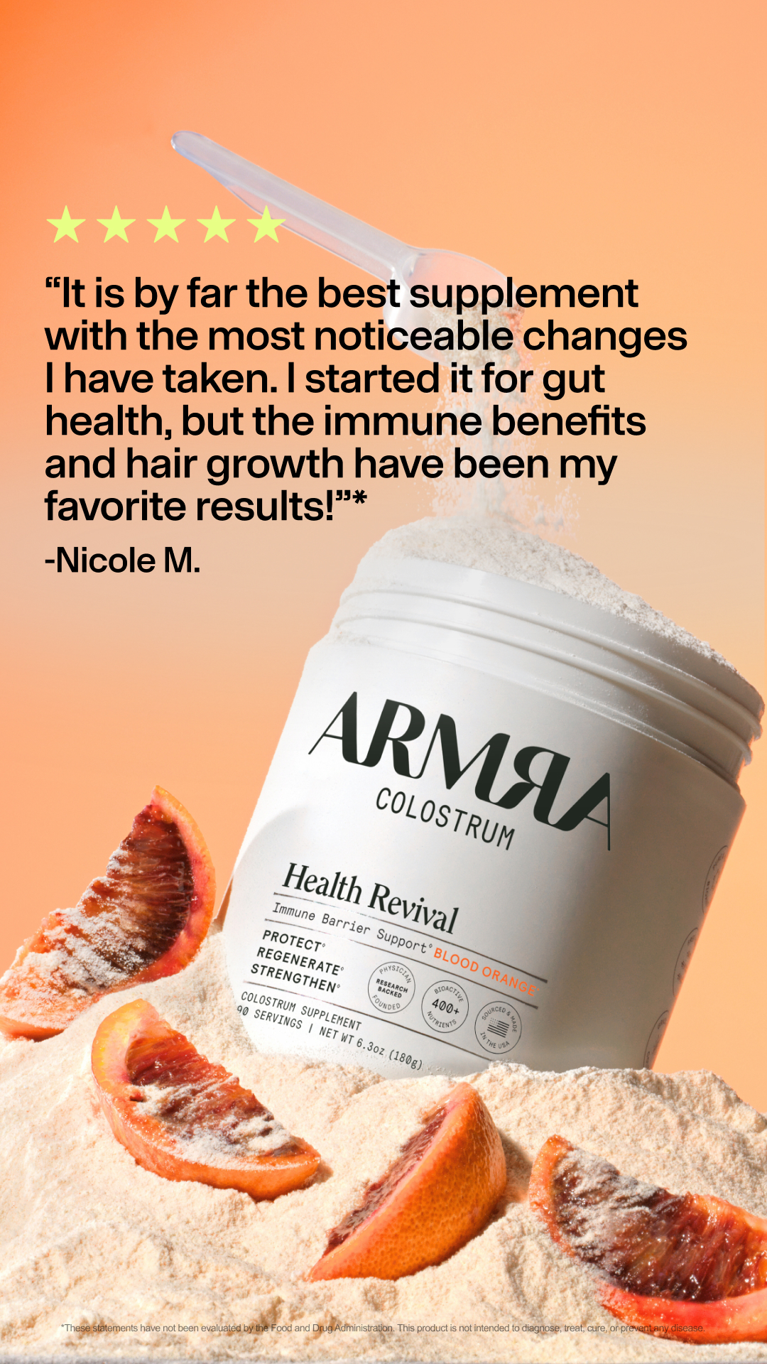 ARMRA Facebook ad