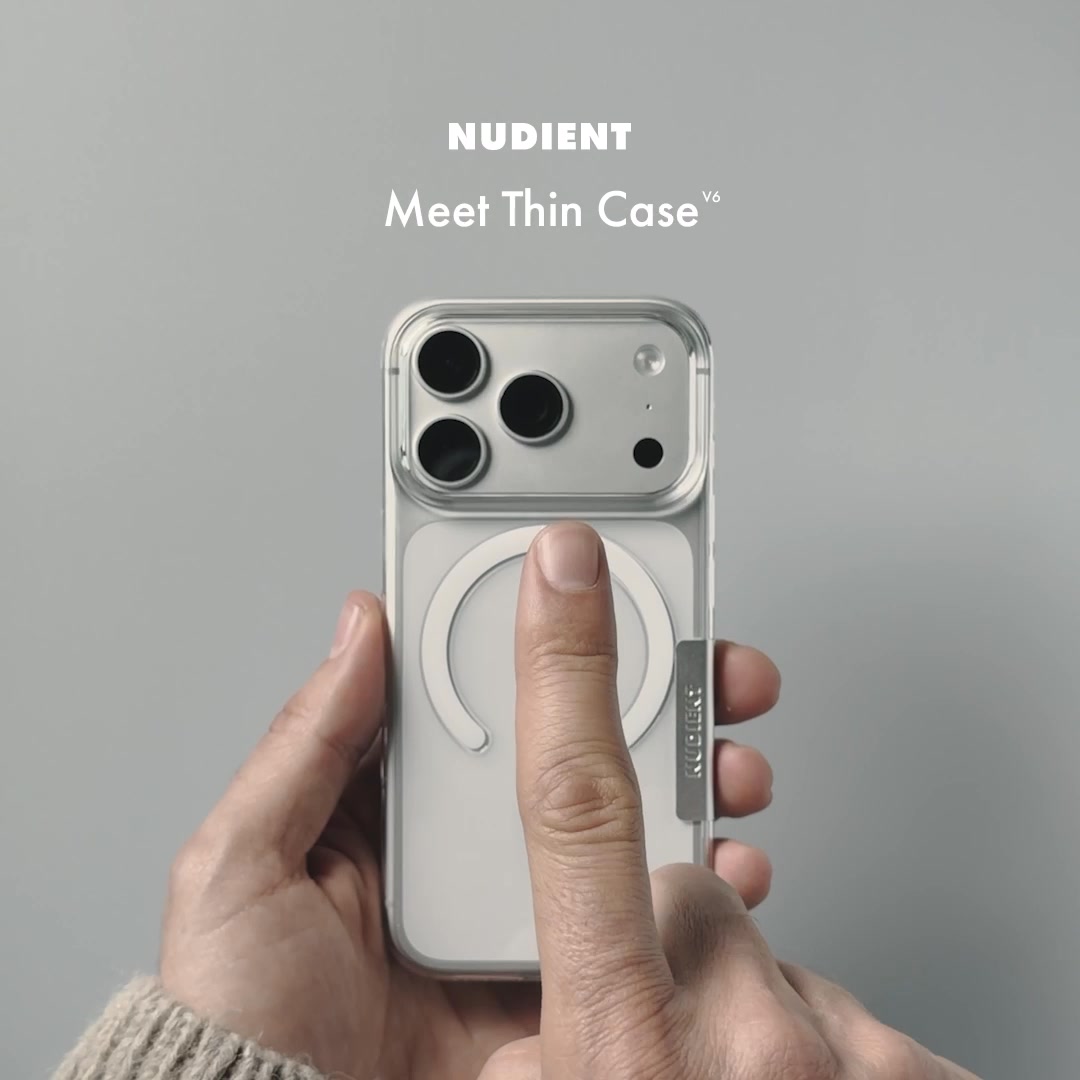 Nudient Facebook ad: Thin Case V6 - Available now