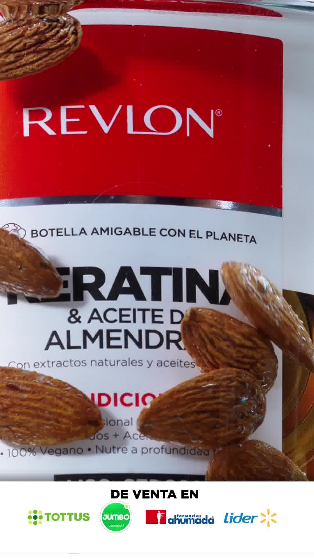 Revlon Cuidado Personal Facebook ad: Fuerza y control en cada hebra.