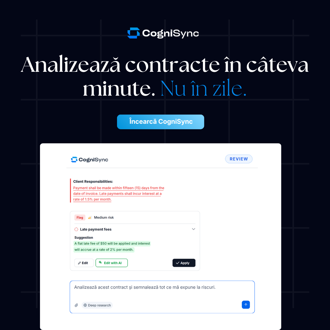 CogniSync AI Facebook ad: AI pentru avocați independenți, 69 USD/lună