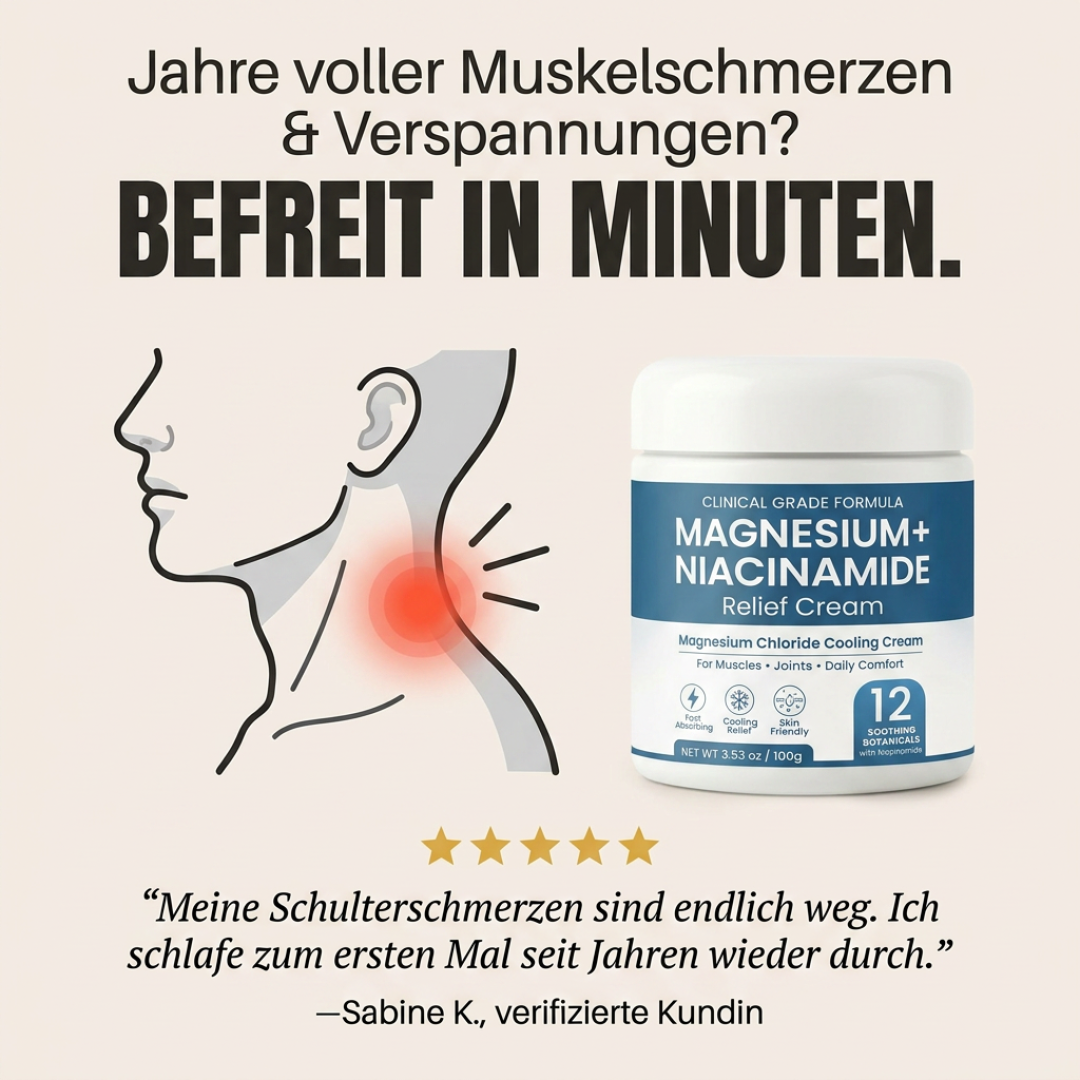 Boarage Facebook ad: Bestes Mineral zur Linderung von Nackenschmerzen?