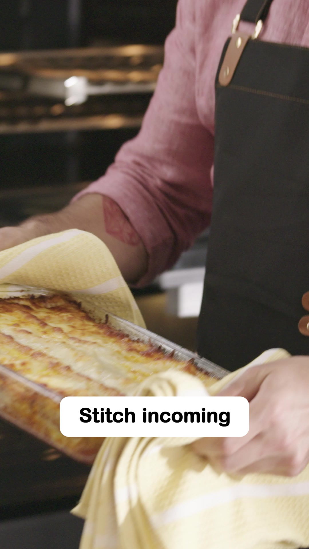 Finish Dishwashing Facebook ad: Say your freaking prayers, burnt on lasagna stains.