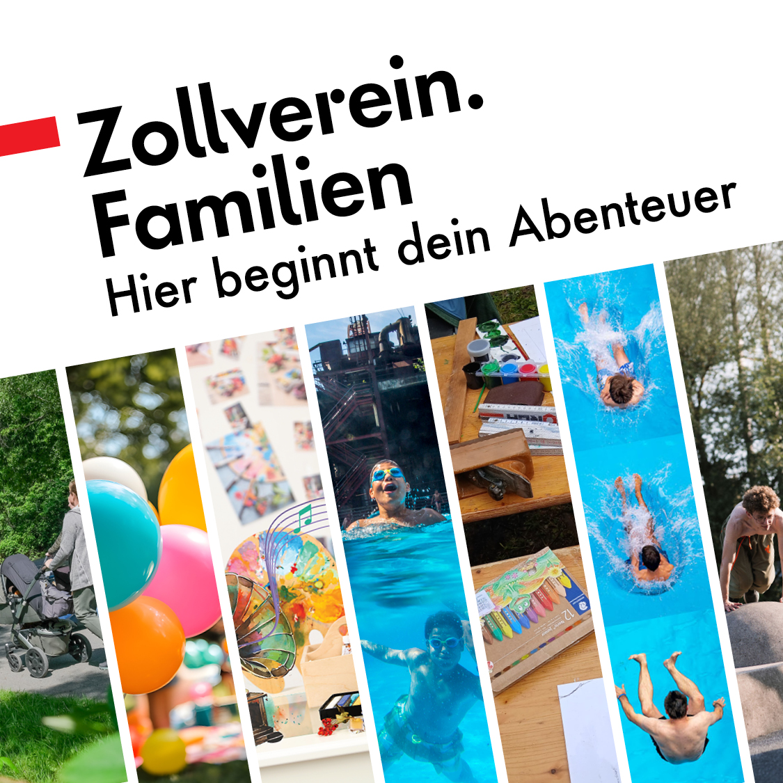 Zeche Zollverein Facebook ad: Hier wird der Sommer zur Familienzeit