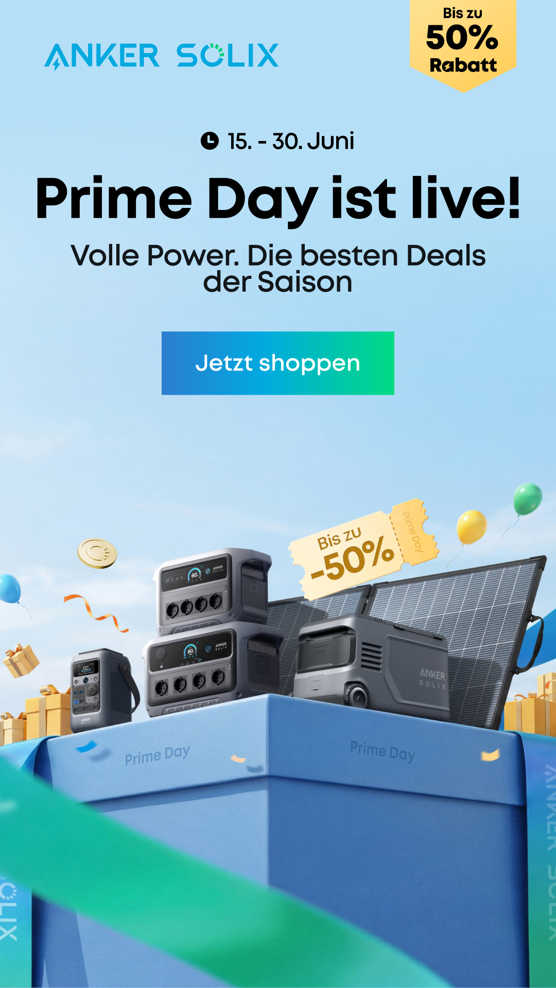 Anker SOLIX Facebook ad