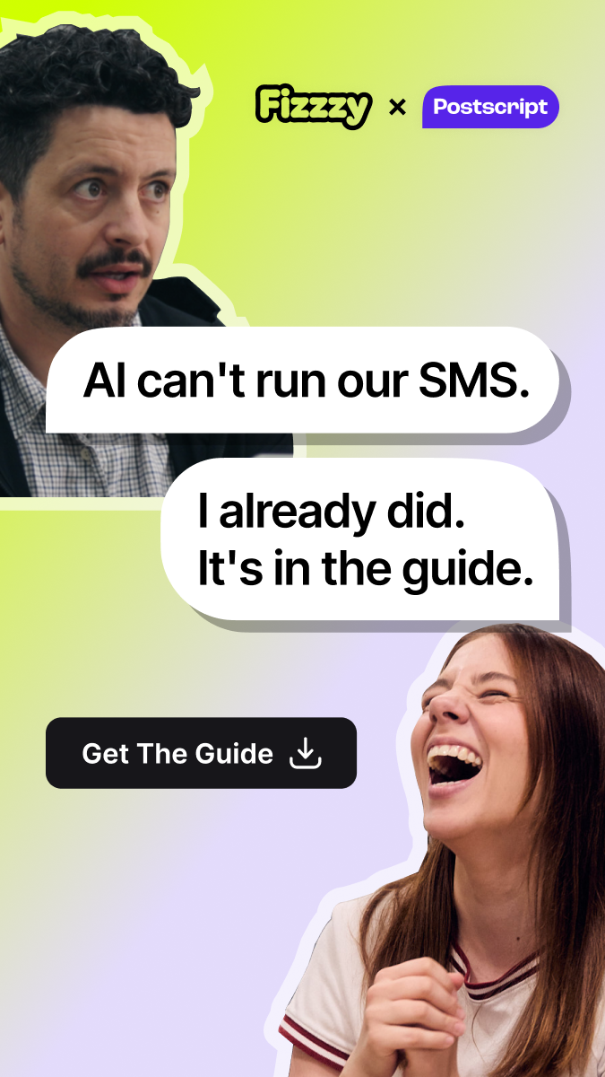 Postscript Facebook ad: The SMS playbook nobody asked for