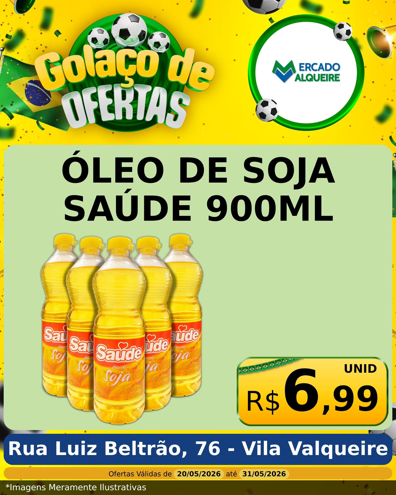 Mercado Valqueire Facebook ad: ENTRE EM CAMPO COM O GOLAÇO DE OFERTAS…