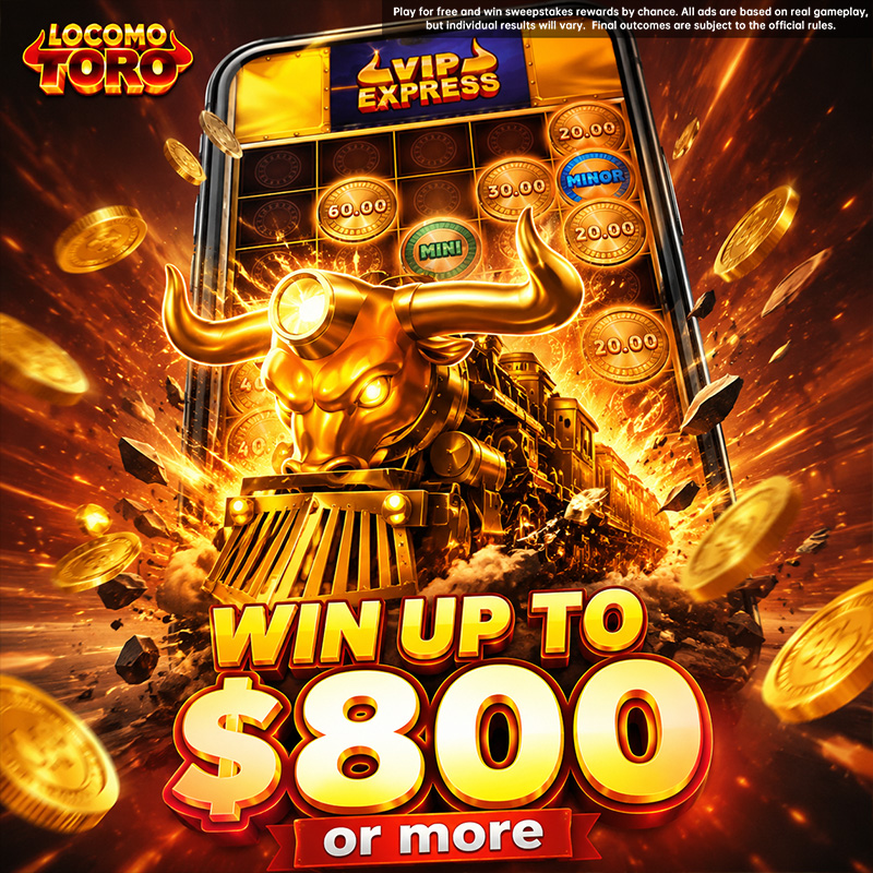 Lavish Luck Casino Facebook ad: Sign up and play for free today!
