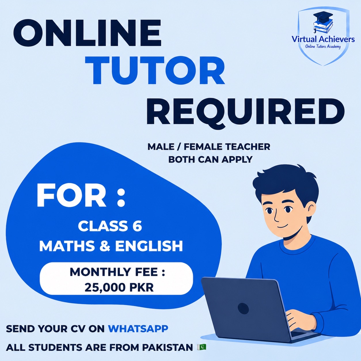 Virtual Achievers Tutor Academy Facebook ad