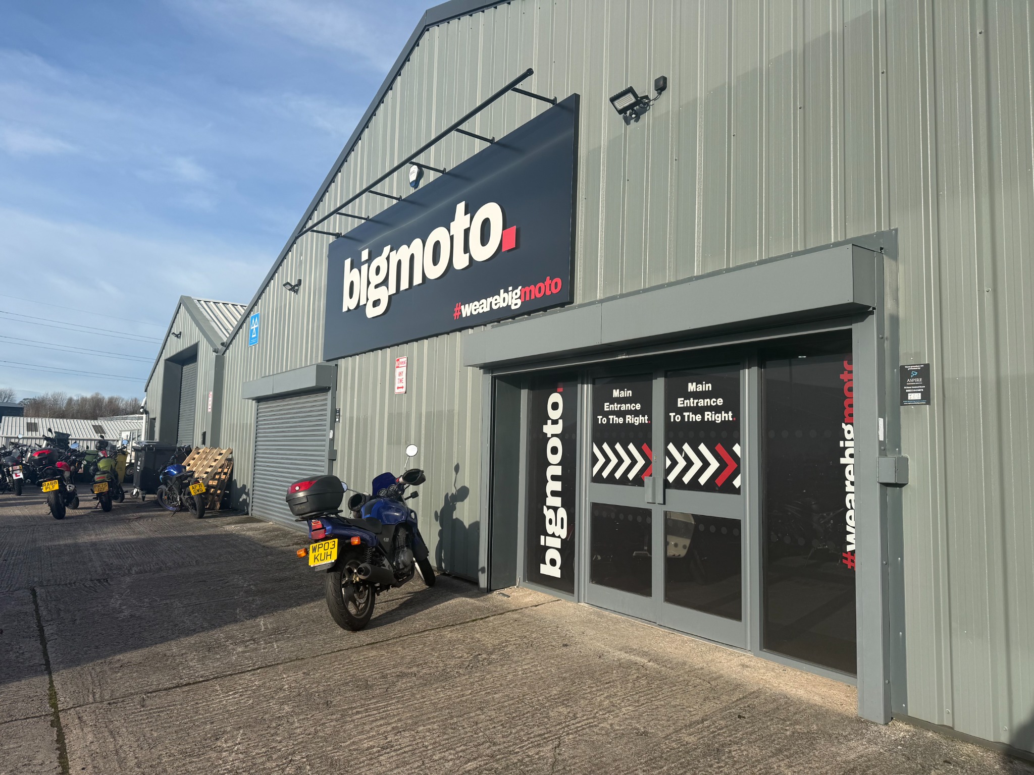 BigMoto Facebook ad: Sell your motorcycle the easy way.